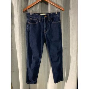 Madewell Women's Road Tripper Jeggings Jeans Stretch Blue Denim Dark Wash Sz 27P